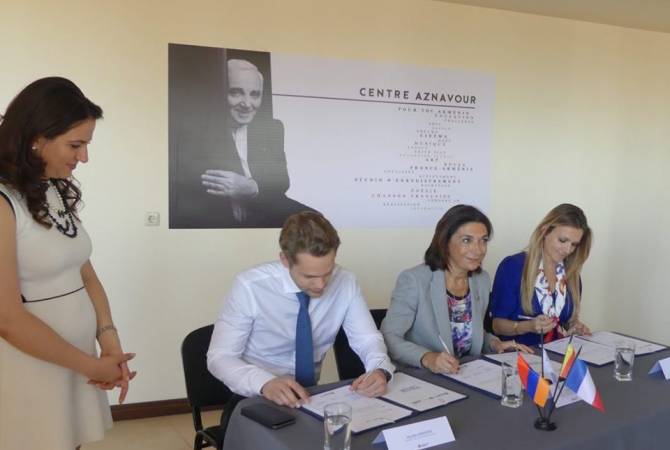 Aznavour Foundation, Bouches-du-Rhône department and Buzine Castle sign Memorandum of 
Cooperation