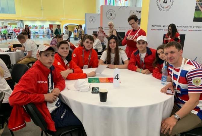 Юные спортсмены Армении приняли участие в Международном олимпийском форуме в 
Москве