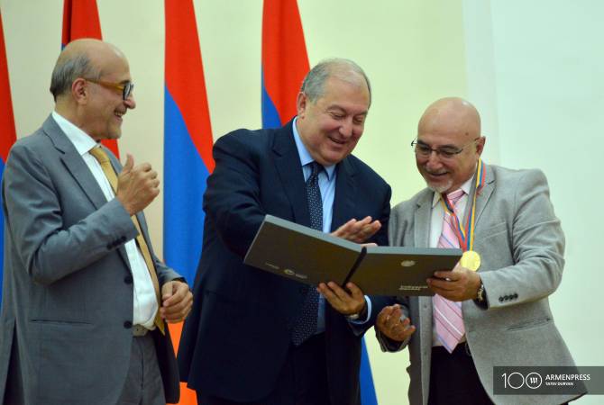 Состоялась церемония вручения Премии президента Республики Армения за 2018 год

