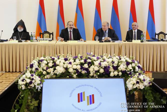 Pashinyan sees risk of reduction in donations to Hayastan Fund if mechanism of raising funds 
doesn’t change