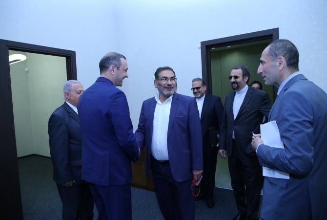 Իրանի ԱԽ քարտուղարը հայ գործընկերոջն է ներկայացրել է ՀՀ վարչապետի Թեհրան 
այցի արդյունքում գրանցված որոշումների կատարման վիճակը
