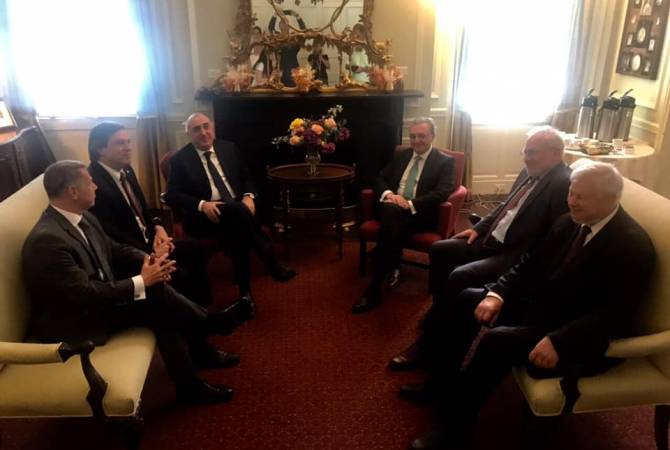 Armenian, Azerbaijani FMs meet in Washington