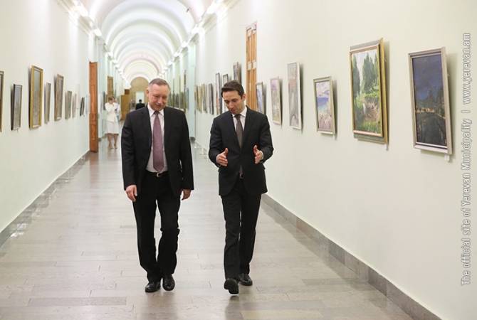 Дни Еревана в Санкт-Петербурге: делегация во главе с Айком Марутяном находится в 
Северной столице РФ