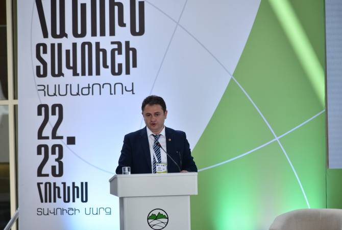Agriculture must have the greatest investment potential in Tavush province: Governor 
introduces investment programs