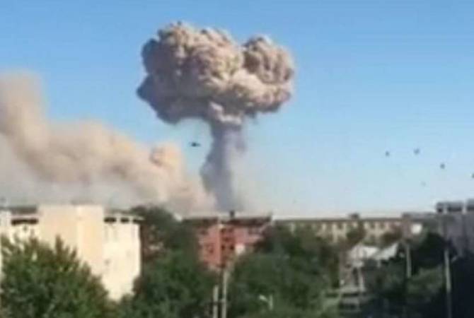 В Туркестанской области Казахстана введен режим ЧС в связи со взрывом в воинской 
части