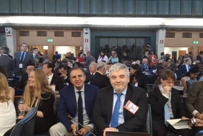 Արտակ Քամալյանը Հռոմում մասնակցել է ՄԱԿ-ի պարենի և գյուղատնտեսության 
կազմակերպության համաժողովին

