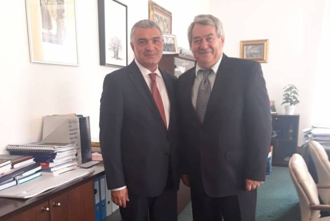 Посол Армении встретился с вице-спикером Палаты депутатов Чехии

