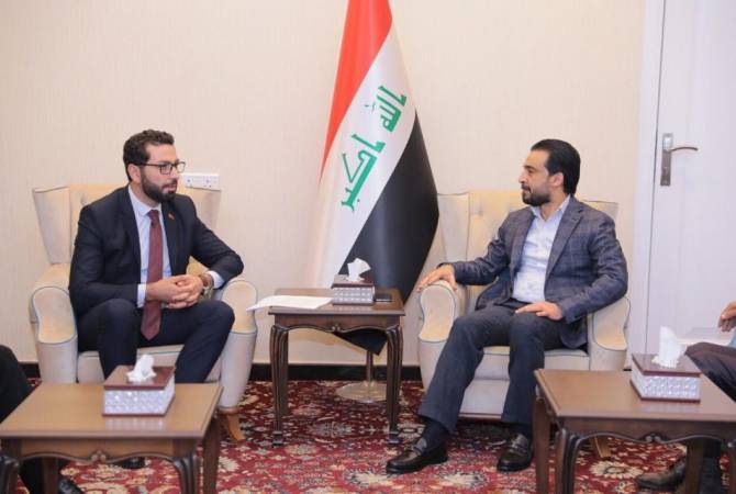 Պատգամավոր Ռուստամ Բաքոյանը հանդիպել է Իրաքի խորհրդարանի նախագահի հետ 
