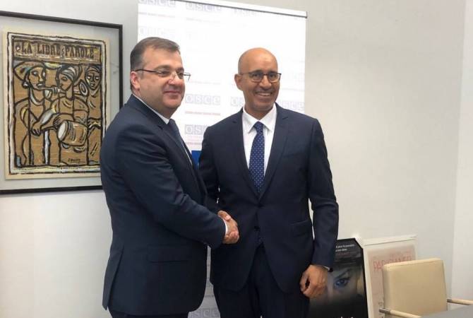 Артак Апитонян встретился с представителем ОБСЕ по вопросам свободы прессы