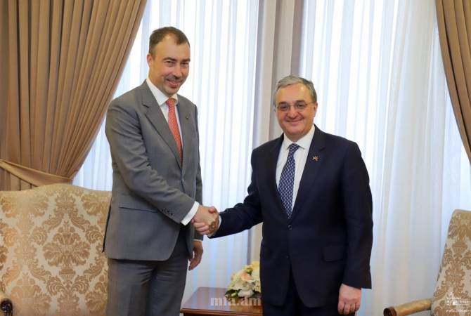 Le ministre arménien des Affaires étrangères a rencontré le représentant spécial de l’UE pour le 
Caucase du Sud et la crise en Géorgie 
