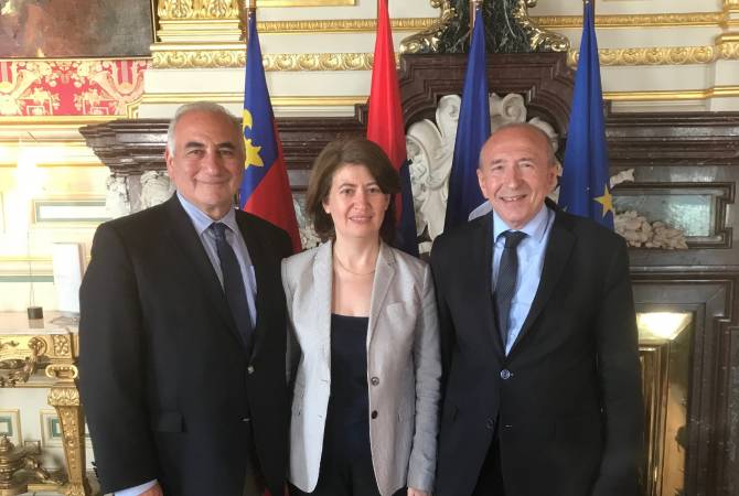 Armenian Ambassador to France meets with Mayor of Lyon