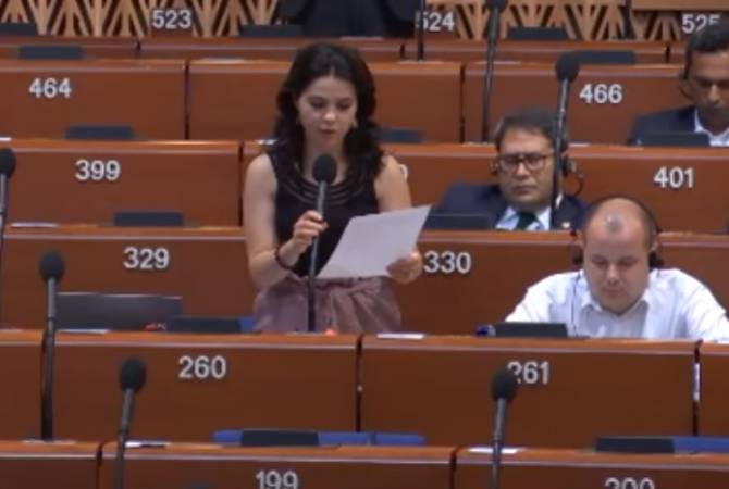 Armenian MP delivers remarks at PACE on report “Stop violence and exploitation of 
migrant children”
