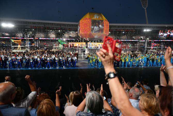 За закрытием II Европейских игр на стадионе наблюдали около 22 тысяч зрителей