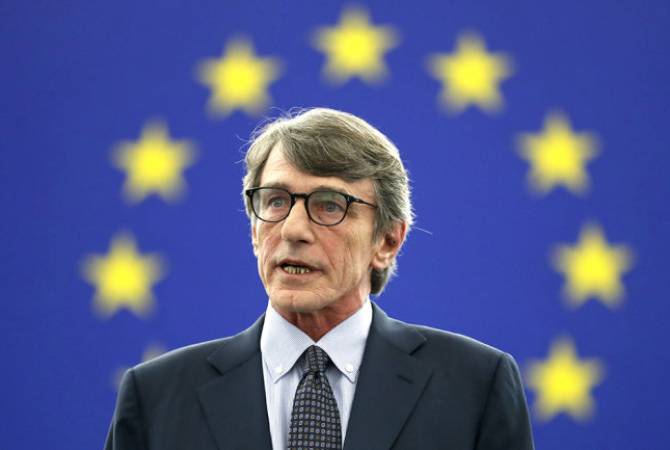 David Sassoli élu président du Parlement européen