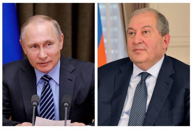 President Sarkissian sends condolence letter to Vladimir Putin