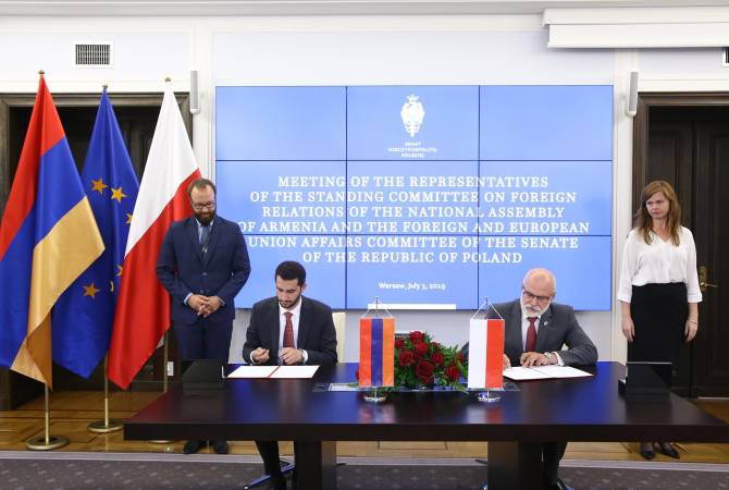 Dynamisation de la coopération parlementaire arméno-polonaise
