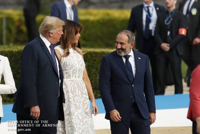 رئيس الوزراء الأرميني نيكول باشينيان يهنّئ الرئيس الأمريكي دونالد ترامب بعيد استقلال البلاد