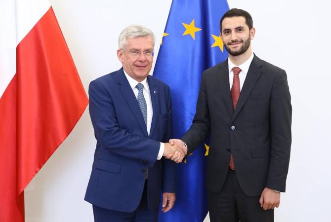Armenian parliamentary delegation meets with Marshal of Polish Senate in Warsaw