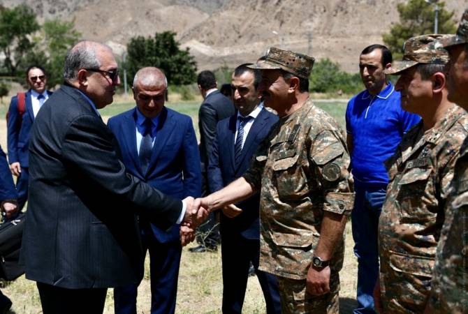 President Sarkissian visits Meghri Free Economic Zone
