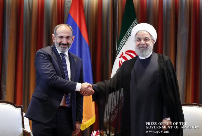 Armenian PM, Iranian President hold phone conversation, discuss cooperation issues