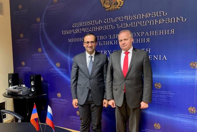 Le ministre de la Santé a rencontré l’ambassadeur de Russie en Arménie

