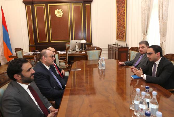 Вице-премьер Тигран Авинян принял делегацию эмиратской компании “Масдар” 