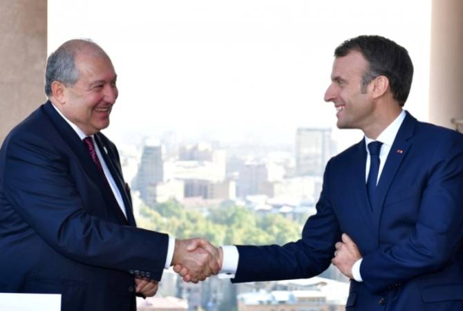 ՀՀ-ի ու Ֆրանսիայի հարաբերություններն արտոնյալ են. նախագահ Սարգսյանը 
շնոհավորել է Էմանուել Մակրոնին