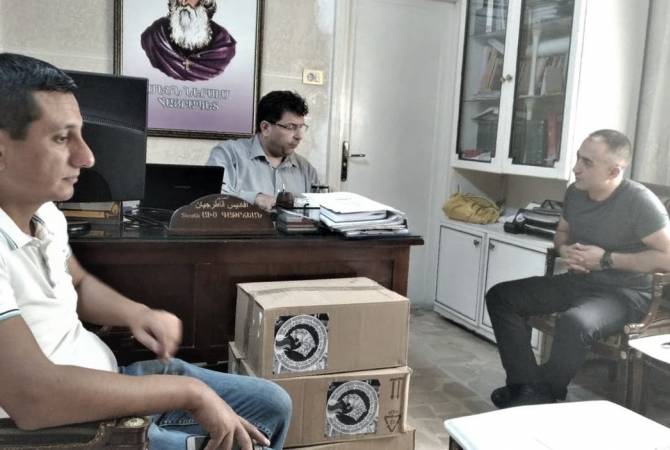 Гуманитарная миссия Армении подарила медикаменты Армянскому дому престарелых и 
госпиталю Алеппо

