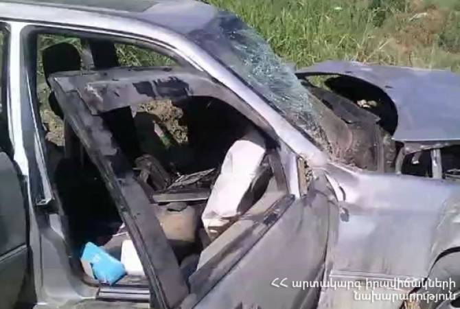 Երևան-Երասխ ավտոճանապարհին ՃՏՊ-ի հետևանքով տուժել է 4 մարդ