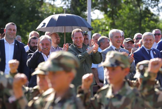 ՀՀ պաշտպանության նախարարը մասնակցել է ԵԿՄ ուսումնամարզական ճամբարի 
բացման արարողությանը