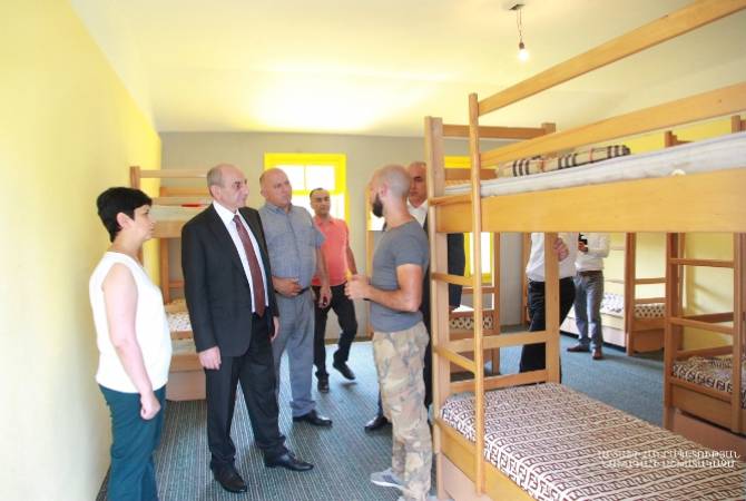 Президент Республики Арцах посетил туристическую зону отдыха «Каркар»