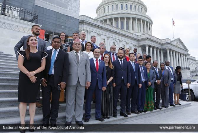 Armenian delegation led by Speaker of Parliament participates in Leaders’ Forum in Washington 
D.C.