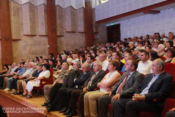 President of Artsakh attends event dedicated to prominent writer Maxim Hovhannisyan’s 85th 
birthday