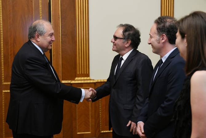 President Sarkissian receives CCAF Co-chair