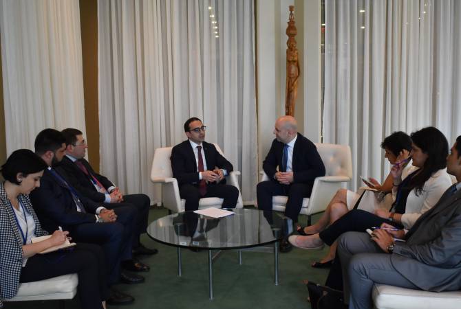 Tigran Avinian a rencontré le Vice-Premier ministre libanais 