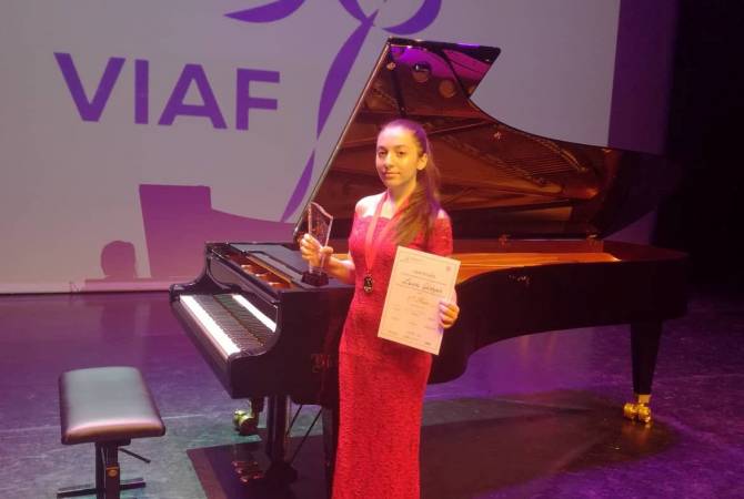  Une  jeune pianiste arménienne a décroché le premier prix à Vienne 
