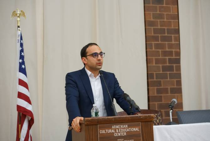 Вице-премьер Тигран Авинян в Бостоне встретился с представителями армянской общины 

