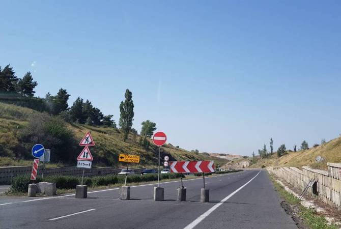 Նորոգվում է Երևան-Սևան-Իջևան-հայ-ադրբեջանական սահման ճանապարհի 
ձախակողմյան հատվածը