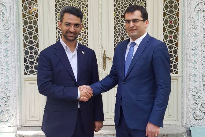 Armenian minister, Iranian counterpart discuss cooperation prospects