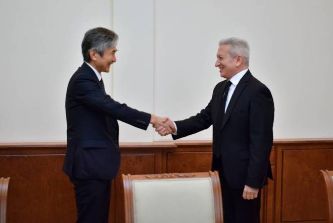 Armenian finance minister, Japanese Ambassador discuss bilateral cooperation