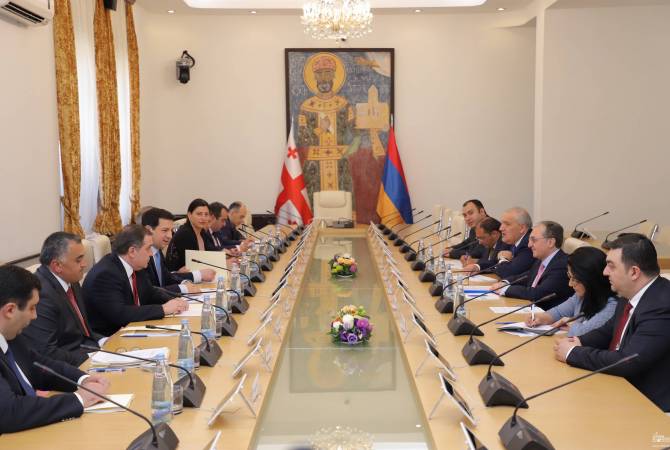 Armenian FM, Georgian parliament Speaker discuss issues of regional security