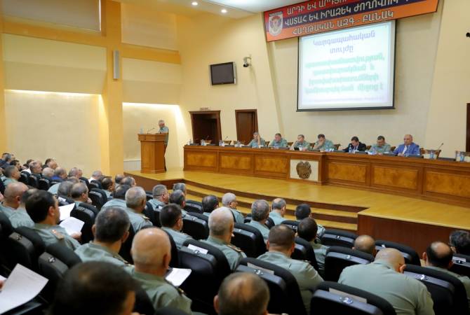 Session of Board adjunct to defense minister of Armenia held in Yerevan