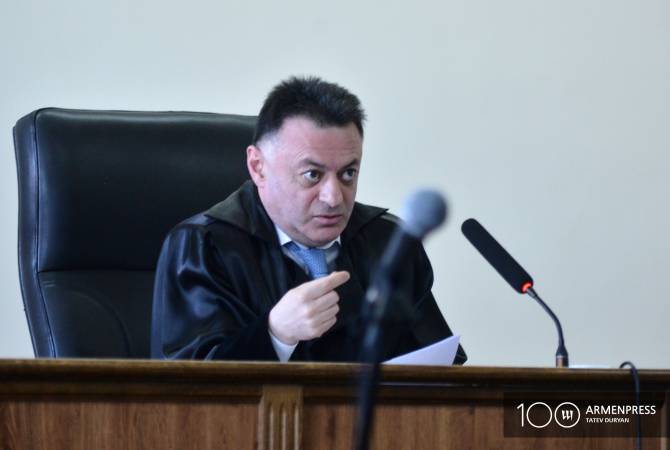 Judge Davit Grigoryan’s powers suspended