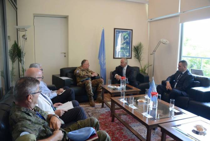 Դեսպան Աթաբեկյանն այցելել է ՄԱԿ-ի ՅՈՒՆԻՖԻԼ խաղաղապահ առաքելության 
կենտրոնակայան