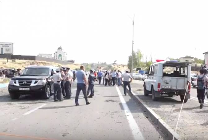 Երևան-Սևան ճանապարհի պայթյունի վայրից հեռացած մեքենան հայտնաբերվել է և 
վերադարձվել դեպքի վայր