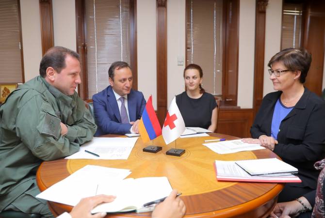 Defense Minister, ICRC delegation discuss Armenia-Azerbaijan border tension 