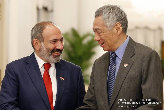Armenian PM congratulates Singapore on National Day 