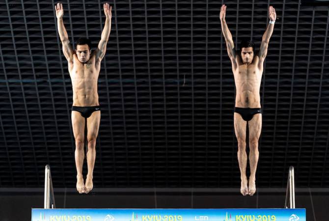 Армянские прыгуны в воду на 4-м месте на чемпионате Европы