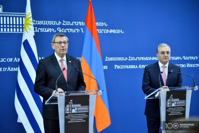 Главы МИД Уругвая и Армении не видят альтернативы мирному урегулированию 
карабахского конфликта