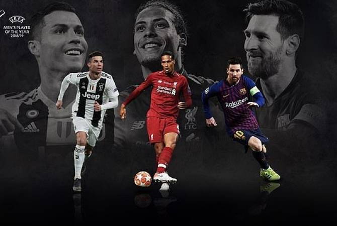 Joueur UEFA de l’année : Lionel Messi, Cristiano Ronaldo et Virgil van Dijk nommés